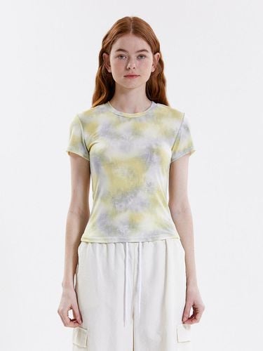 TIE DYE TIGHT T-SHIRT_YELLOW - PINK PINEAPPLE - Modalova