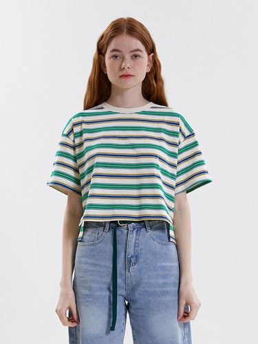 KODAK STRIPE T-SHIRT_GREEN - PINK PINEAPPLE - Modalova