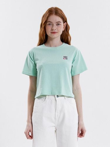 LAZY FRIDAY CROPPED T-SHIRT_GREEN - PINK PINEAPPLE - Modalova