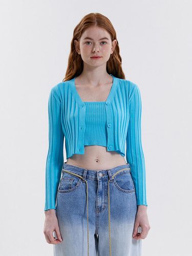 RIBBED TOP SET_BLUE - PINK PINEAPPLE - Modalova