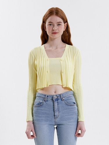 RIBBED TOP SET_YELLOW - PINK PINEAPPLE - Modalova