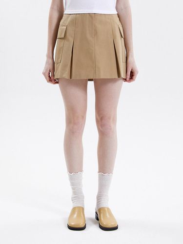 CARGO PLEATS SKIRT_BEIGE - PINK PINEAPPLE - Modalova