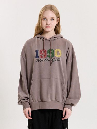 S OVERSIZED HOODIE BROWN - PINK PINEAPPLE - Modalova