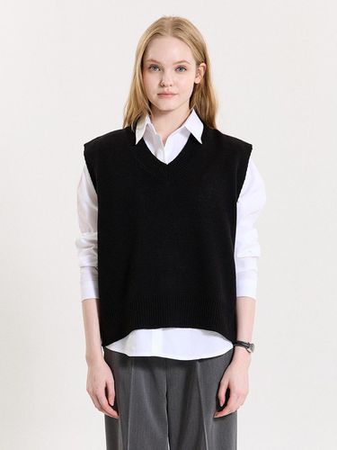 CHIC BOXY VEST_BLACK - PINK PINEAPPLE - Modalova