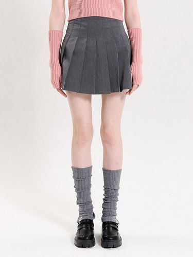 PLEATS SKIRT_GREY - PINK PINEAPPLE - Modalova