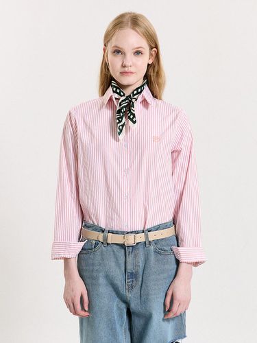 LOVE STRIPE SHIRT_PINK - PINK PINEAPPLE - Modalova