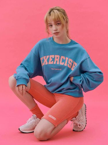 Exercise Roundneck Sweatshirt (TEAL BLUE) - The Sweat. - Modalova