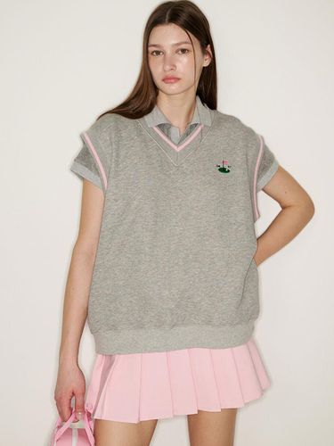 Golf Club Vest (MELANGE GREY) - The Sweat. - Modalova