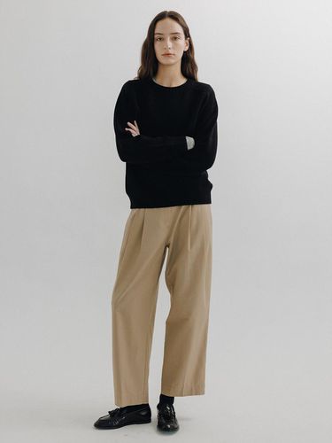 Double pleated pants (Beige) - peces - Modalova