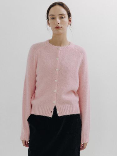 Alpaca cardigan (Pink) - peces - Modalova