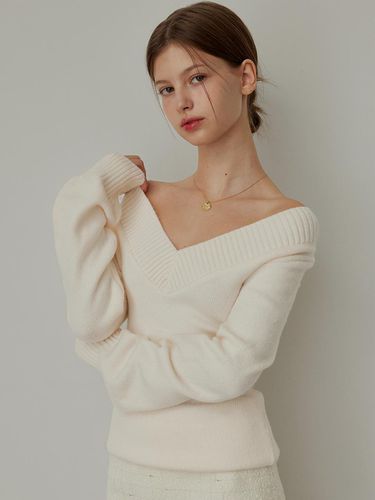 Versailles V-neck knit - HYBERNAT - Modalova