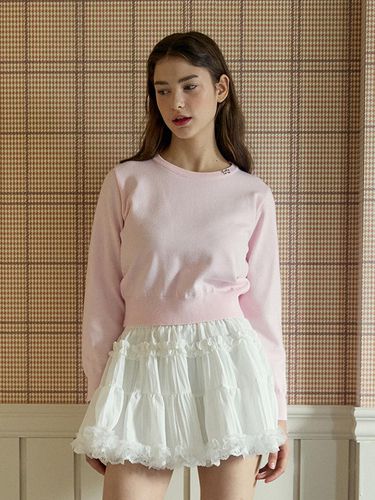 STANDARD ROUND KNIT_PINK - PINK PINEAPPLE - Modalova