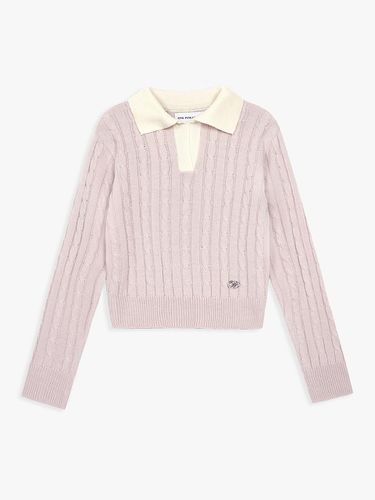 SAINT COLLAR KNIT_PINK - PINK PINEAPPLE - Modalova