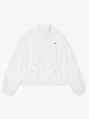 LACE TRACK WIND BREAKER_WHITE - PINK PINEAPPLE - Modalova