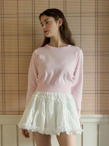 MERRY FRILL SKIRT_WHITE - PINK PINEAPPLE - Modalova