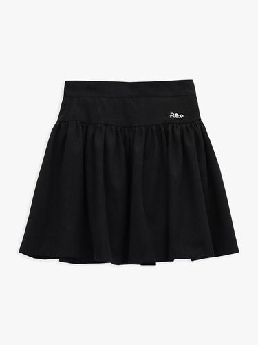 CORDUROY FLARED SKIRT_BLACK - PINK PINEAPPLE - Modalova