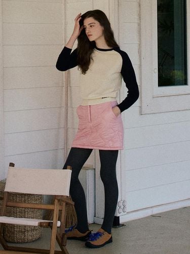 Onion Quilting Padding Skirt_Pink - Studio & Parc - Modalova