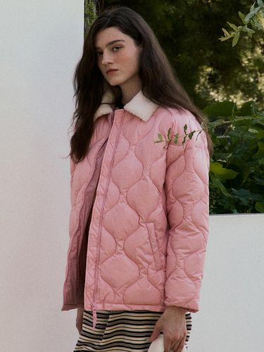 Onion Quilting Wellon Jacket_Pink - Studio & Parc - Modalova