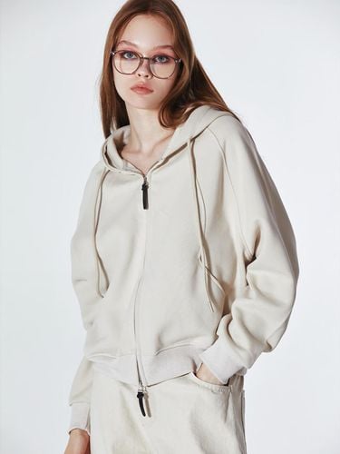 Seam Detail Hoodie Zip Up () - koolkitten - Modalova