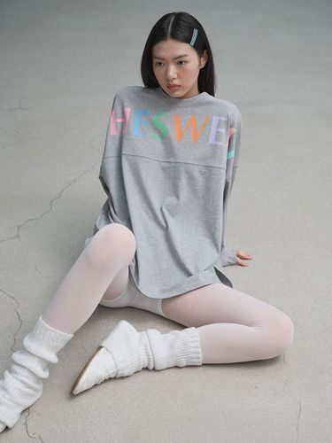 Multicolor Logo Oversized fit T shirt - The Sweat. - Modalova