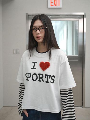 I SPORTS Cropped T shirt ( - ) - The Sweat. - Modalova