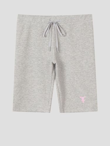 Sporty Biker Shorts (MELANGE GREY) - The Sweat. - Modalova