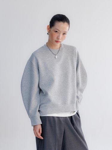 VOLUME SLEEVE SWEATSHIRTS - GRAY - LUMINOAR - Modalova