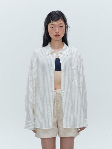 LOOSE FIT STRIPE SHIRT - YOUNGOH - Modalova