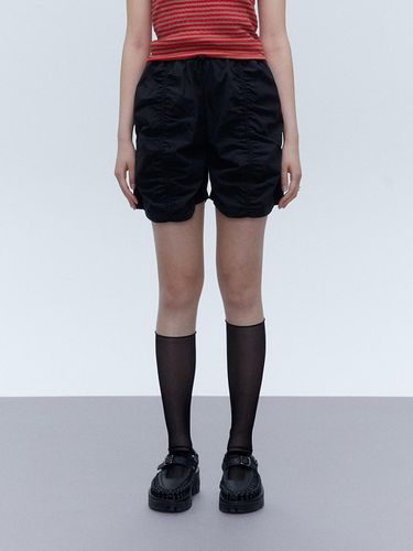 Shirring Banding Shorts BLACK - YOUNGOH - Modalova