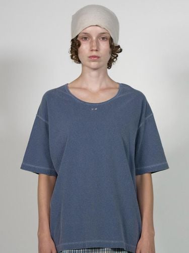 Via Logo relaxed fit T shirt (Blue) - VIA PLAIN - Modalova