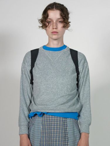 Via Terry sweat shirt (Gray) - VIA PLAIN - Modalova