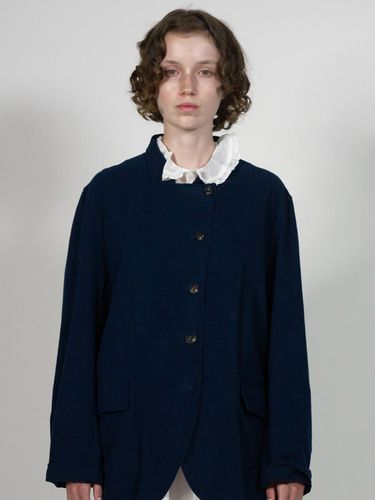 Via Roger cotton jacket (Navy) - VIA PLAIN - Modalova