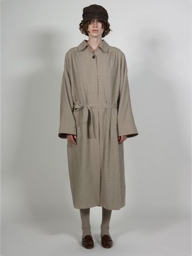 Via Cielo check trench coat ( check) - VIA PLAIN - Modalova