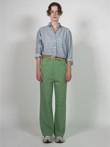 Via Elly wide denim pants (Green) - VIA PLAIN - Modalova