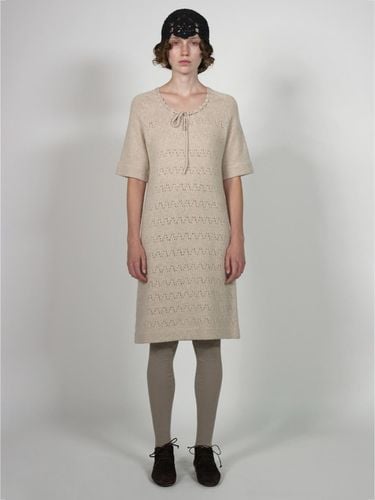 Via Glenn wool knit dress (Beige) - VIA PLAIN - Modalova