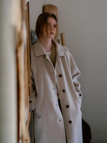 CASHMERE HANDMADE MAC TRENCH COAT - UNNOUT - Modalova