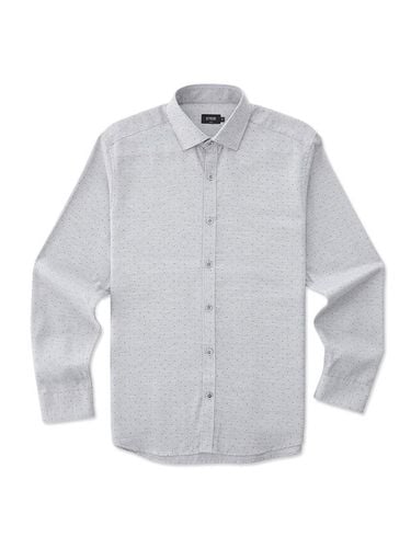 Slim Fit All-Over Shirt Gray - STCO - Modalova