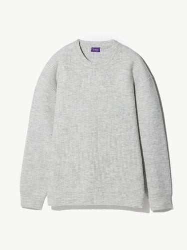 Round solid knit gray (overfit) - STCO - Modalova