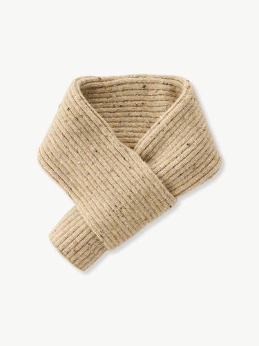 Nep Yarn V-Neck Knitwear Petit muffler - STCO - Modalova