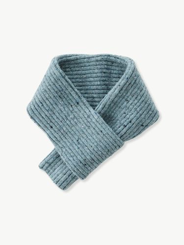 Nep Yarn V-neck Knitwear Petite Scarf - STCO - Modalova