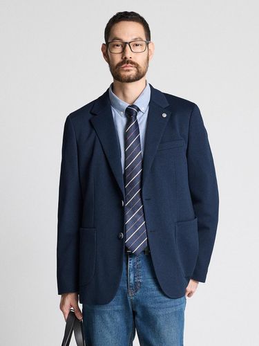 Bird Eye Texture Jacket Navy - STCO - Modalova