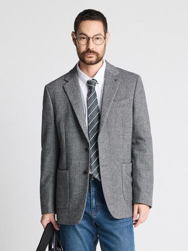 Wool herringbone jacket gray - STCO - Modalova