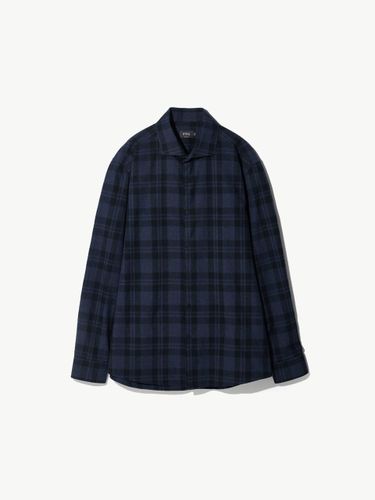 Plaid cotton flannel shirt (classical fit) - STCO - Modalova