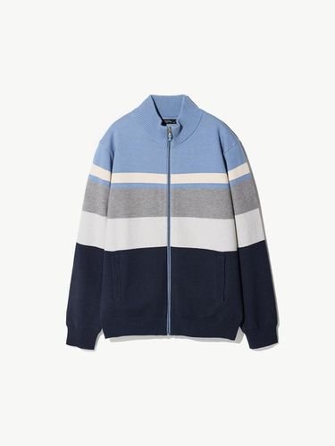 Windproof zip-up block cardigan - STCO - Modalova