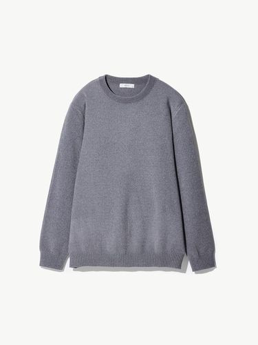 Chenille Round-Neck Knit Gray - STCO - Modalova