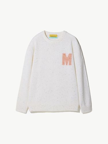 Genderless_Nep Yarn Alphabet Round Knitwear - STCO - Modalova