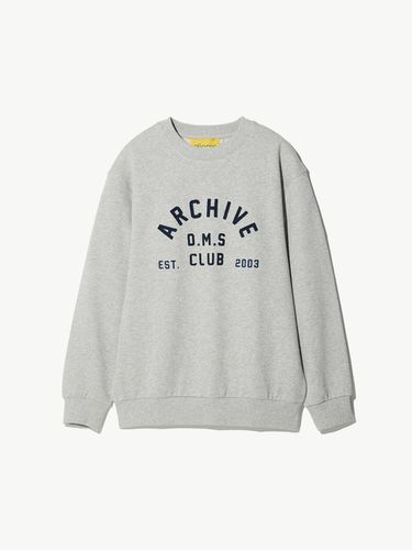 Applique set-up sweatshirt gray - STCO - Modalova