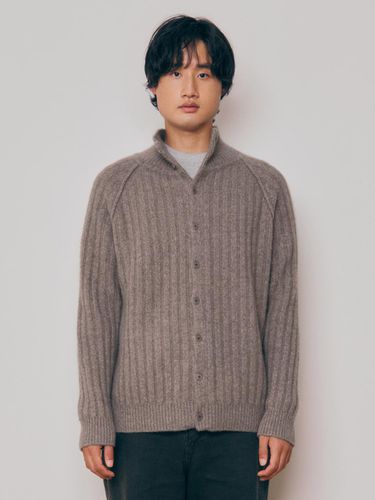 Men] High Neck Button Cardigan () - KNITLY - Modalova