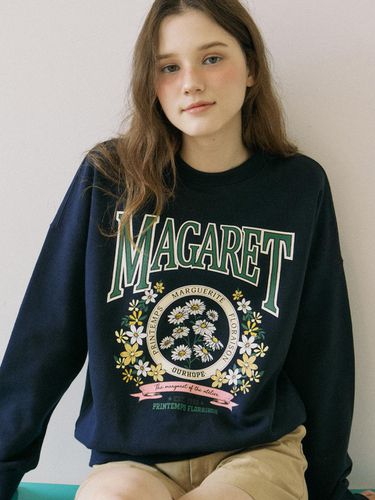 Margaret Garden Sweatshirt - Navy - ourhope - Modalova