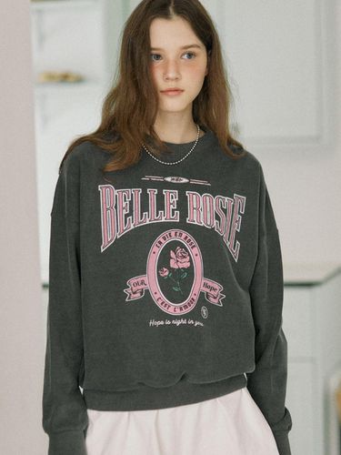 Belle Rose Sweatshirt - Pigment Grey - ourhope - Modalova